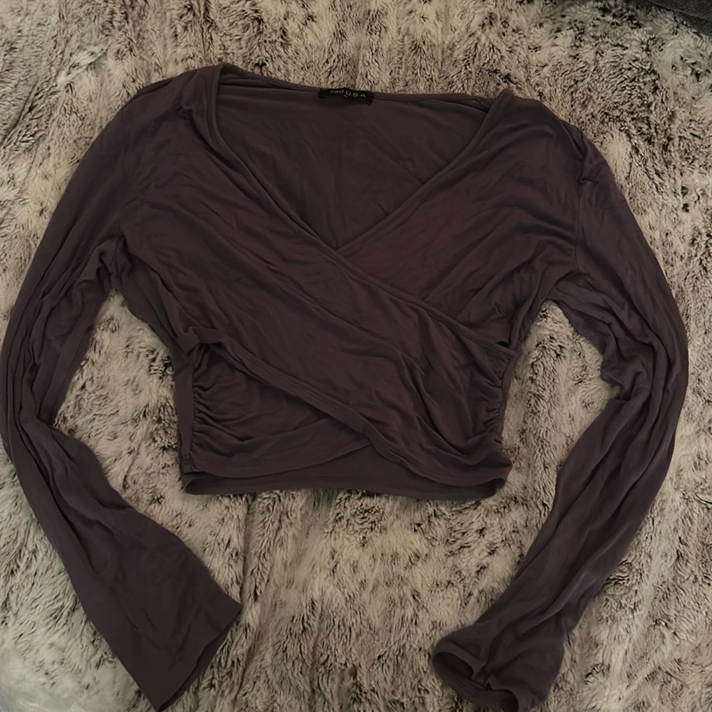 L/XL Dark purple top
